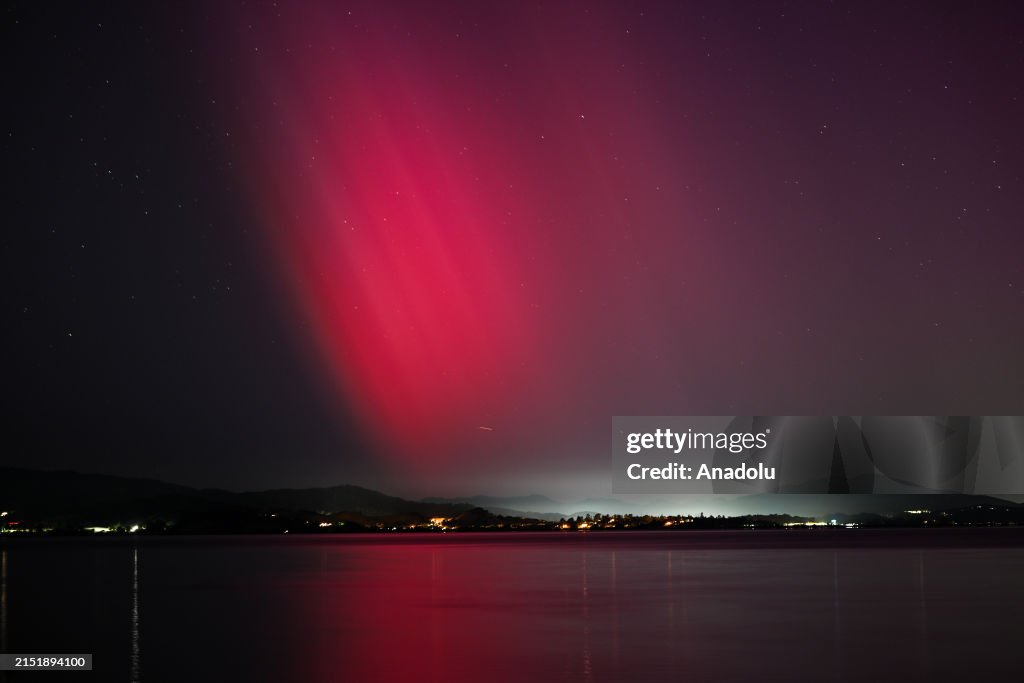 Northern lights in California