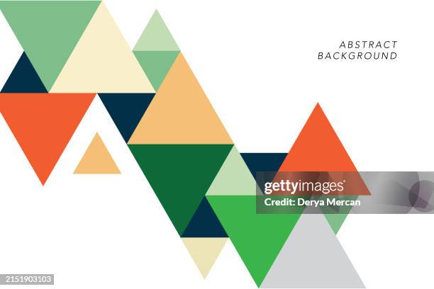 stockillustraties, clipart, cartoons en iconen met abstract vector background, for design brochure, website, flyer. triangles wallpaper for certificate, presentation, landing page stock illustration - driehoek