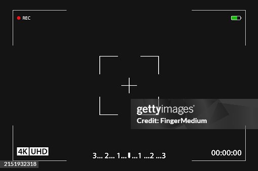 Camera Frame Viewfinder Vector Screen High-Res Vector Graphic - Getty ...