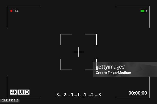 Camera Frame Victor Camera Frame Viewfinder Vector Screen High-Res Vector Graphic - Getty ...