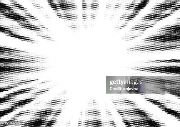 schwarz-weiß-action-explosion starburst - bombe stock-grafiken, -clipart, -cartoons und -symbole