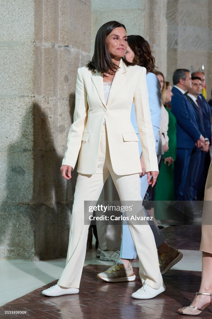 Queen Letizia Of Spain Attends "El Barco De Vapor" And "Gran Angular" Youth Literature Awards