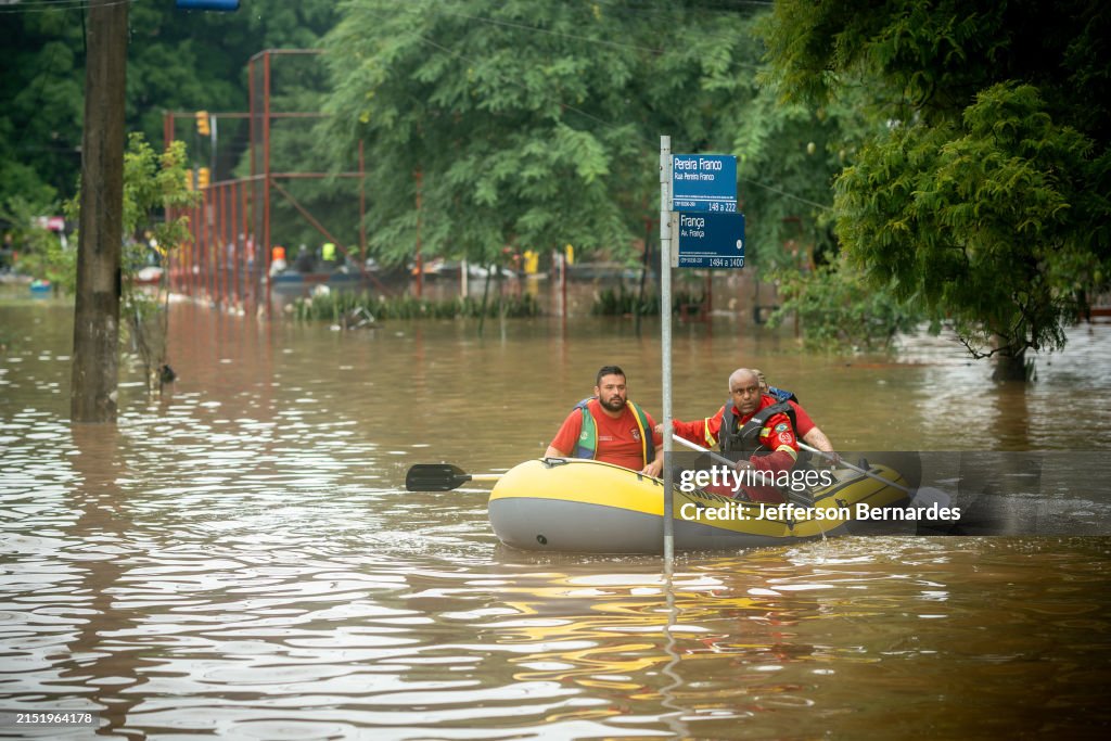 Heavy Rains Return To Flood-hit Porto Alegre