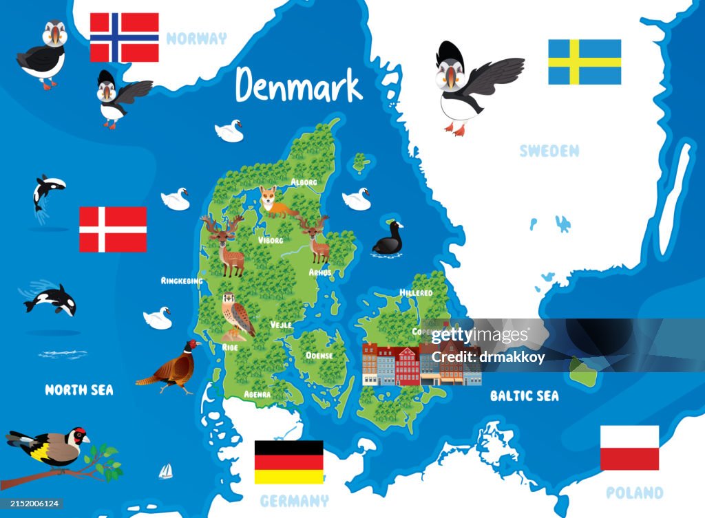 Denmark Travel Maps