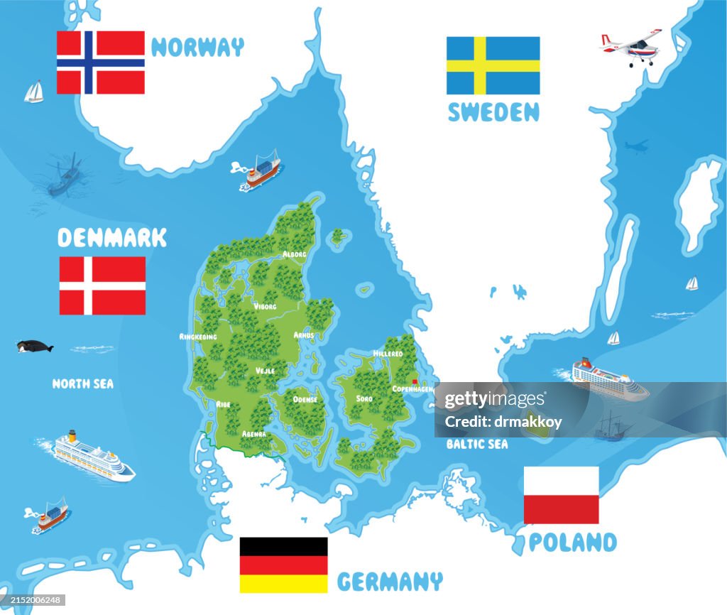 Skandinavische Länder und Dänemark