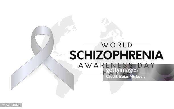 world schizophrenia awareness day, may 24. vector - intellectual disability stock illustrations