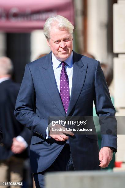 Charles Spencer, 9th Earl Spencer during The Invictus Games Foundation 10th Anniversary Service at St Paul's Cathedral on May 08, 2024 in London,...