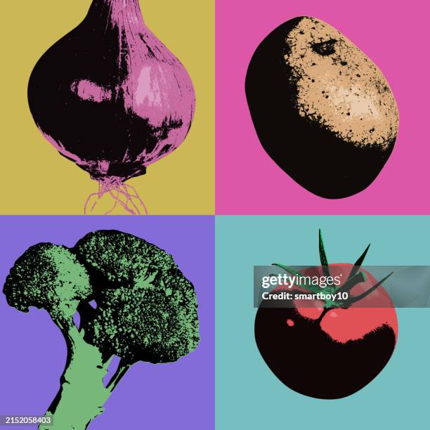 fresh vegetables - string beans stock illustrations