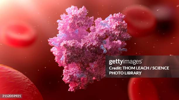 illustrations, cliparts, dessins animés et icônes de albumin nanoparticle drug delivery, illustration - nanoparticule