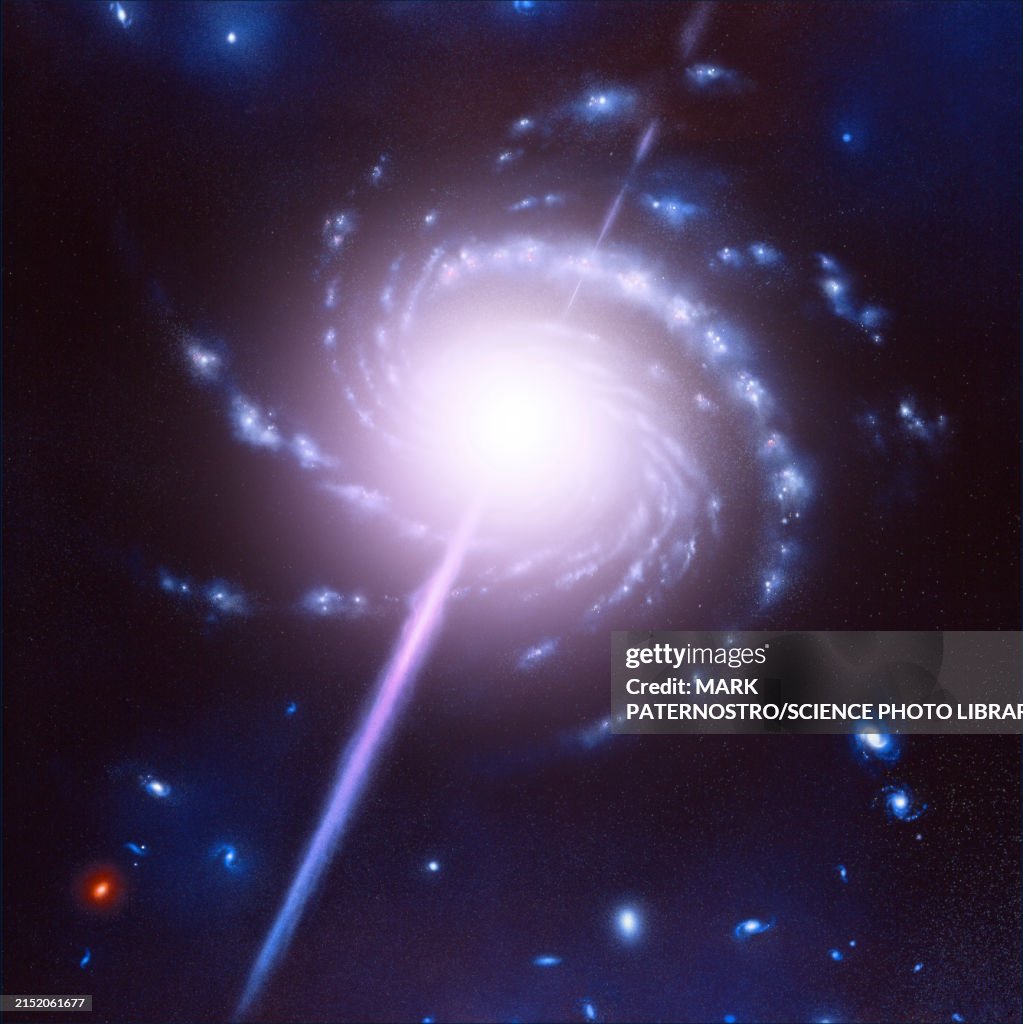 Active galactic nucleus, illustration