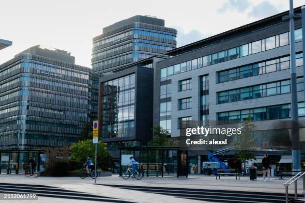 sweden malmo city center downtown - stockholm buildings stock pictures, royalty-free photos & images