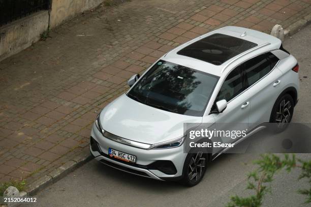 BYD Atto 3 electric vehicle was parked at the street