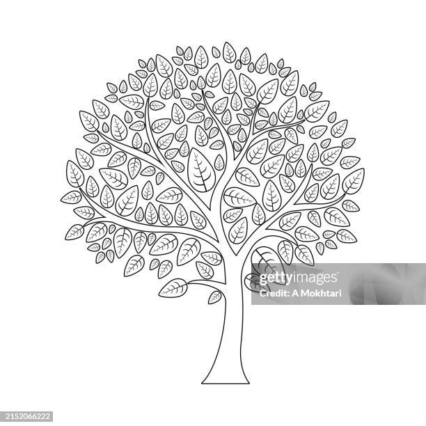 One Tree Outline 4,049 Black Tree Outline Stock Photos, High-Res Pictures, and Images ...