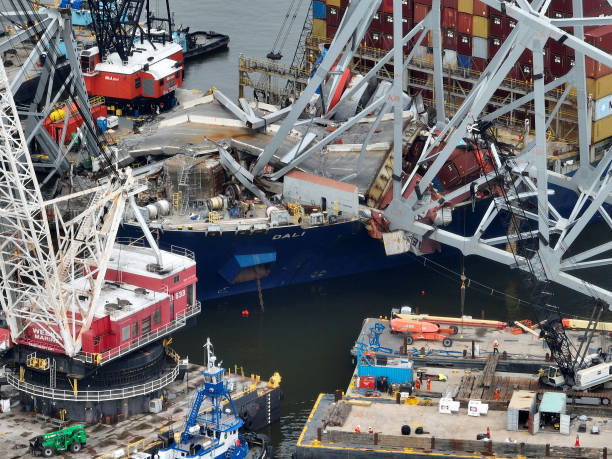 MD: Recovery Efforts Continue At The Site Of The Francis Scott Key Bridge Collapse In Baltimore