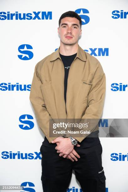Lloyd Jones visits SiriusXM Studios on May 08, 2024 in New York City.