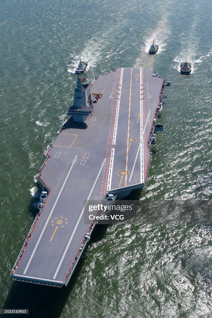 China's Aircraft Carrier Fujian Completes Maiden Sea Trial