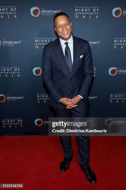 Craig Melvin attends the Annual Night of Opportunity Gala hosted by The Opportunity Network at Cipriani Wall Street on May 08, 2024 in New York City.