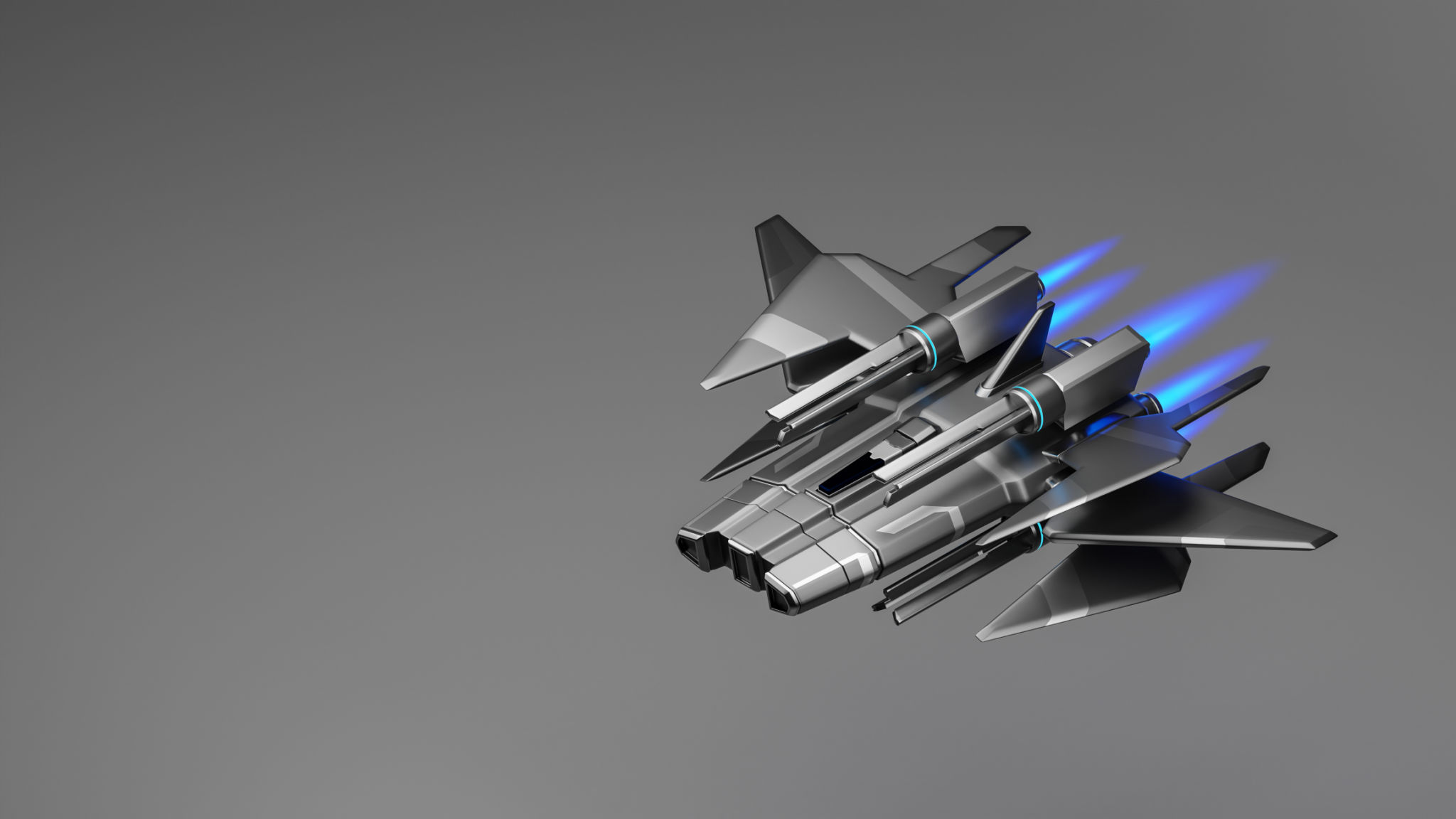 Futuristic spaceship Futuristic spaceship
