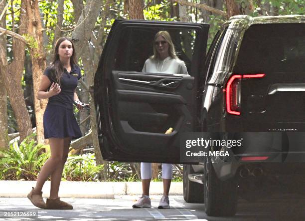 Ivanka Trump is seen taking her children to their Jiu-jitsu class on May 10, 2024 in Miami, Florida.