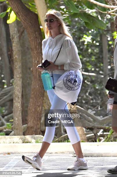 Ivanka Trump is seen taking her children to their Jiu-jitsu class on May 10, 2024 in Miami, Florida.