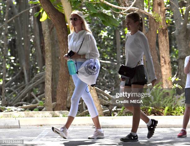 Ivanka Trump is seen taking her children to their Jiu-jitsu class on May 10, 2024 in Miami, Florida.