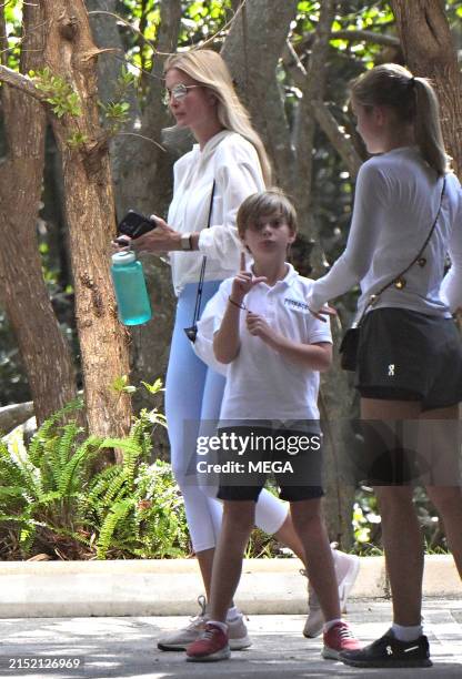 Ivanka Trump is seen taking her children to their Jiu-jitsu class on May 10, 2024 in Miami, Florida.