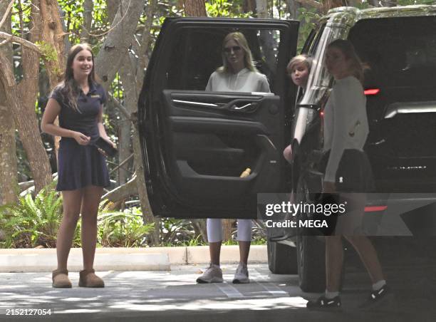 Ivanka Trump is seen taking her children to their Jiu-jitsu class on May 10, 2024 in Miami, Florida.