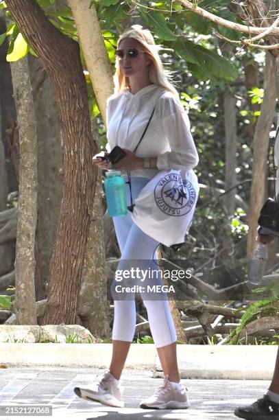 Ivanka Trump is seen taking her children to their Jiu-jitsu class on May 10, 2024 in Miami, Florida.