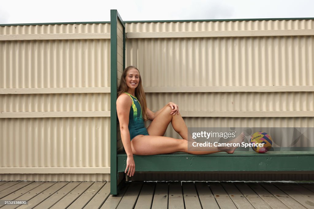 Australian 2024 Paris Olympic Games Water Polo Team Portrait Session