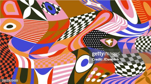 retro 2000s y2k background with distorted abstract shapes and patterns - 2000 stock illustrations