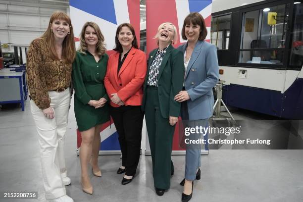 Deputy Leader Angela Rayner, Mayor of the North East Kim McGuinness, East Midlands Mayor Claire Ward, Mayor of West Yorkshire Tracy Brabin and Shadow...