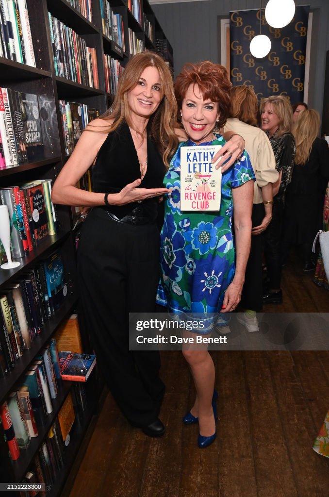 Lette Jemima Khan and Kathy Lette attend the launch of new book