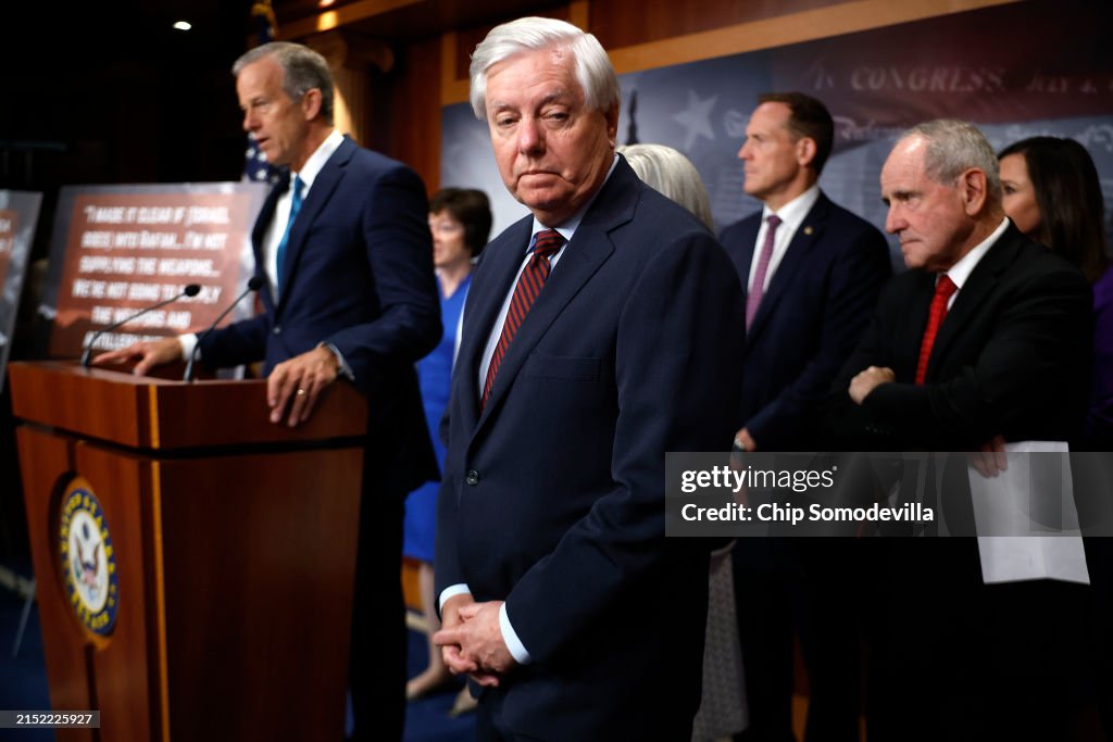 GOP Senators Hold News Conference Condemning Biden Admin For Any Actions Withholding Weapons For Israel