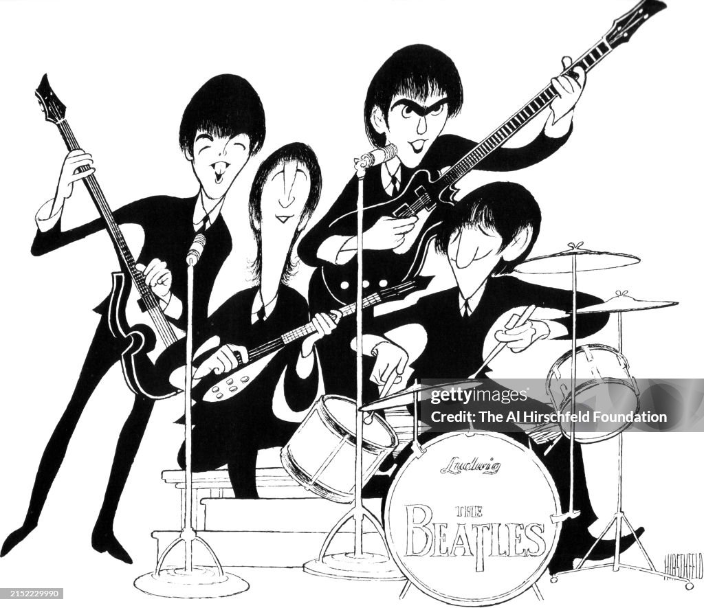 Caricature Of The Beatles
