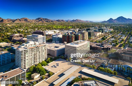 Biltmore Neighborhood Aerial in Phoenix Biltmore Neighborhood Aerial in Phoenix