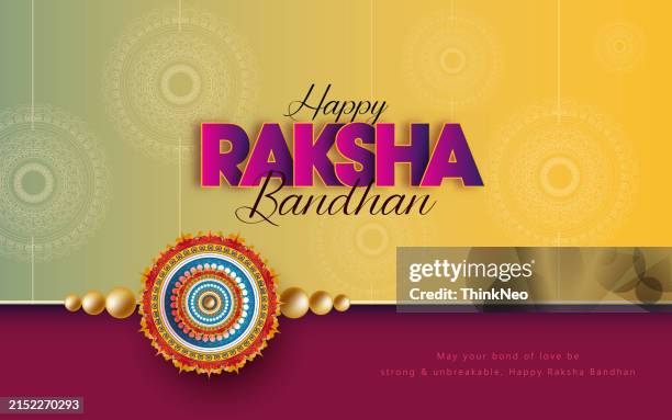 happy raksha bandhan ceremony banner template design with decorative rakhi. - raksha bandhan stock illustrations