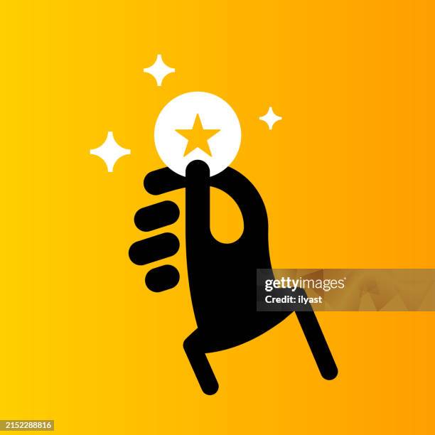 digital token design for celebrities - rewards program stock illustrations