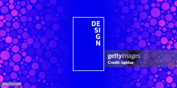 abstract geometric background with purple gradient circles - fizz bubbles stock illustrations