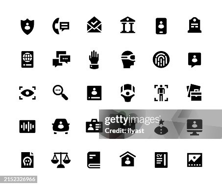 Solid Icon Set for People & Organizational Performance Solid Icon Set for People & Organizational Performance
