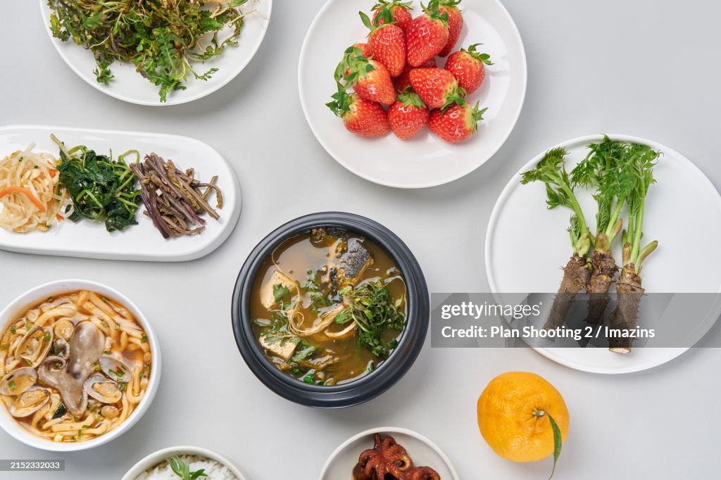 Spring, meal, seasonal food