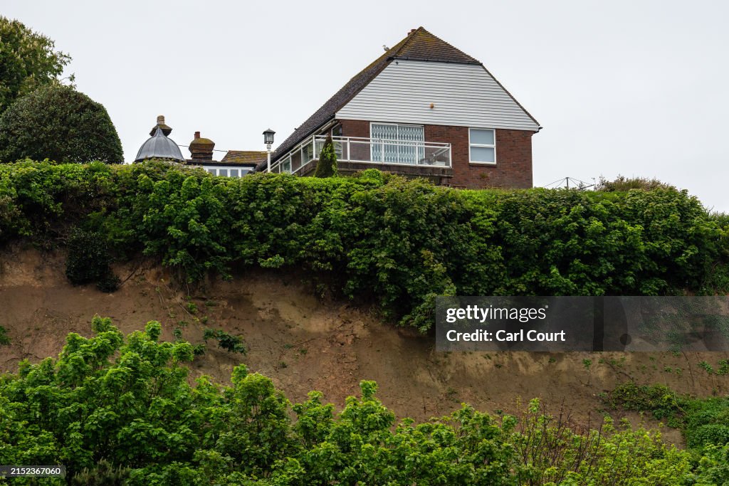 Cliff Erosion Threatens Houses On The Edge In Folkestone