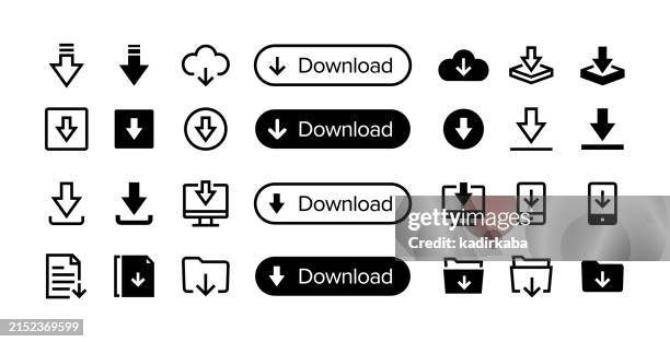 illustrations, cliparts, dessins animés et icônes de télécharger le jeu d’icônes de ligne. groupe d’objets. - telechargement