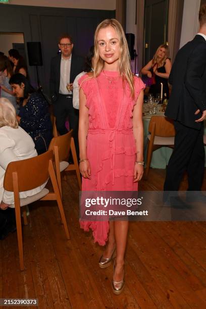 Lady Amelia Windsor attends the Biodiversity Ball in aid of the Cross River Gorilla Project sponsored by SALOME at The Royal Botanic Gardens on May...