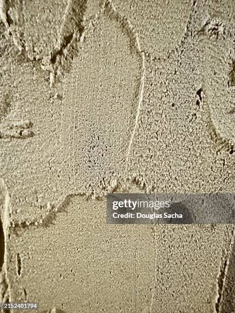 trowel applied mortar on a flat surface - glue industry stock pictures, royalty-free photos & images