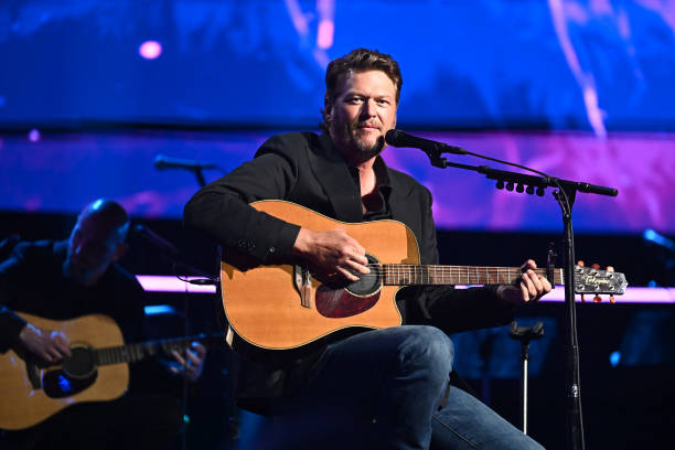 Blake Shelton performs onstage during the 27th Annual Power of Love Gala hosted by Keep Memory Alive on May 10, 2024 in Las Vegas, Nevada.
