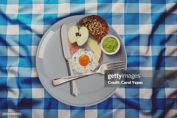 intermittent fast conceptual.diet - keto meal stock pictures, royalty-free photos & images