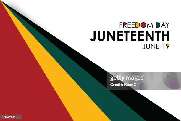 freedom day. juneteenth. vector illustration design graphic stock illustration - africa freedom day stock illustrations