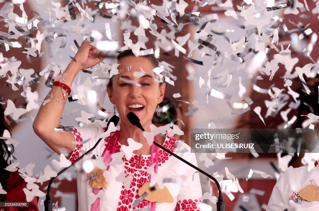 TOPSHOT-MEXICO-ELECTION-CAMPAIGN-SHEINBAUM