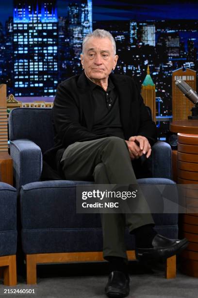 Episode 1973 -- Pictured: Actor Robert De Niro during an interview on Tuesday, May 14, 2024 --