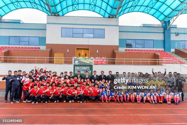 Pyongyang Football 48 Pyongyang International Football School Stock Photos, High-Res ...